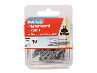 Plasplugs Plasterboard Fixing Regular Duty x 10 CF104