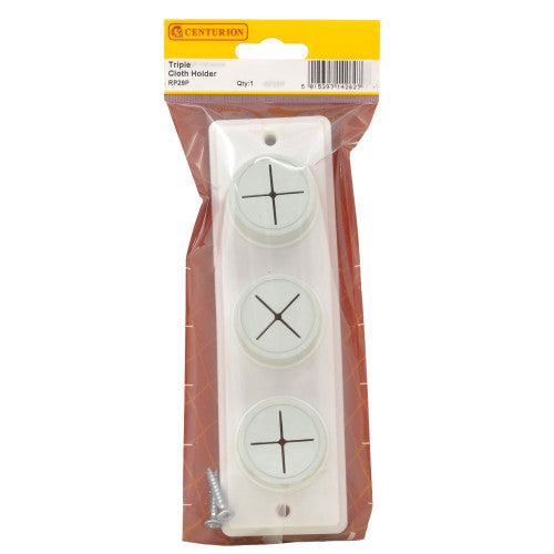 Centurion Triple Self Adhesive Cloth Holder 180mm RP29P