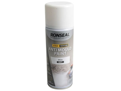 Ronseal 6 Year Anti-Mould Quick Dry Aerosol White Matt 400ml
