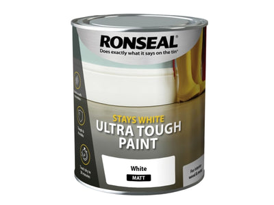 Ronseal Stay White Ultra Tough Matt 750ml