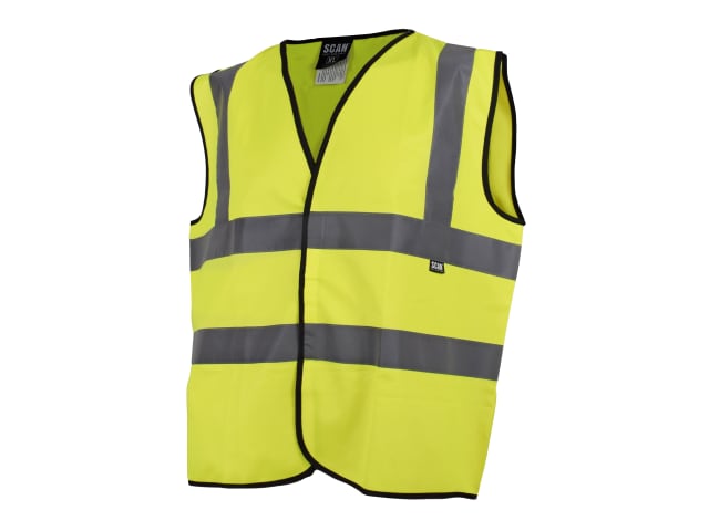 Scan Hi-Vis Yellow Waistcoat L (44in)