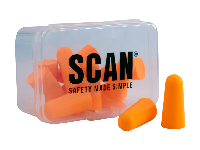 Scan Tapered Foam Earplugs 6 Pairs EC-1003A