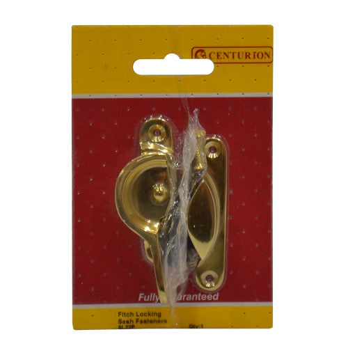 Centurion 60mm PB Locking Fitch Pattern Sash Fastener SL22P