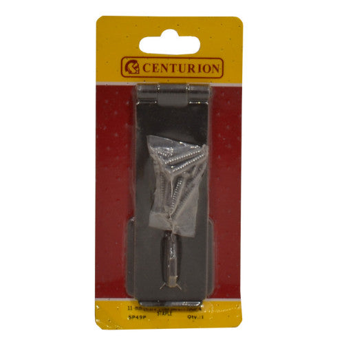 Centurion 115mm Black Safety Hasp & Staple SP49P