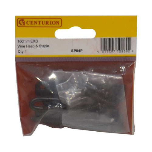 Centurion EXB Wire Hasp & Staple 100mm 4" SP84P