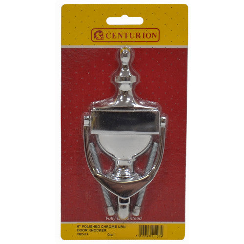 Centurion Victorian Urn Door Knocker 6 Inch CP VBC41P