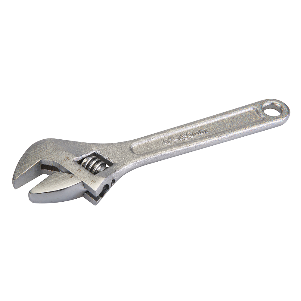 Silverline Adjustable Wrench 150mm Length Jaw 17mm