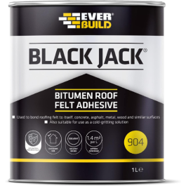 Everbuild 904 Bitumen Roof Felt Adhesive 1 Litre