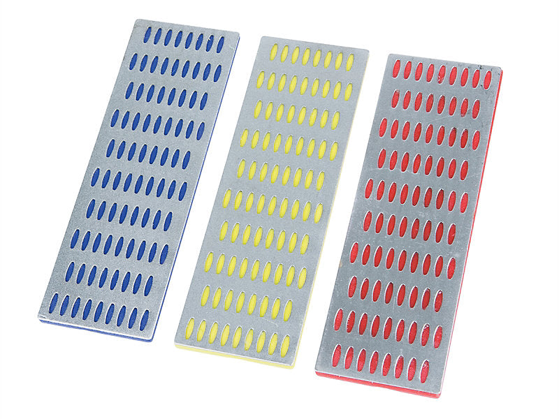 Blue Spot Tools Diamond Stone Sharpening Set 3 x 2x6in