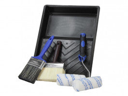 Faithfull Wood Care Paint Brush & Roller Kit 6pc