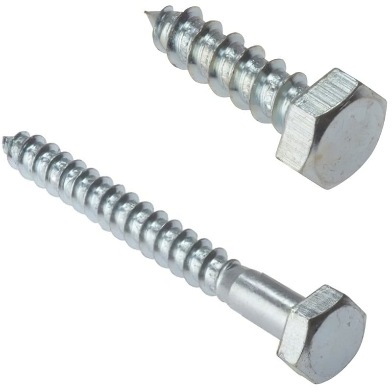 Carriage Bolt & Nut ZP M10 x 50mm Bag 10