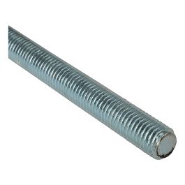 Threaded Rod Zinc Plated M6 x 1m Single