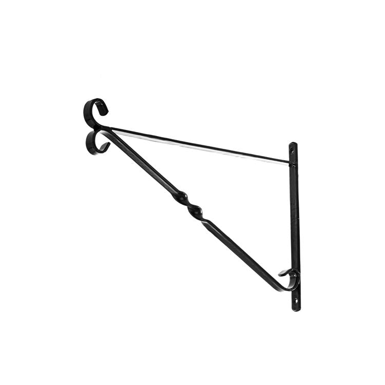Leecroft Hanging Basket Brackets Black 12'' 4055-12B