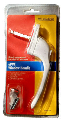 Sterling UPVC Inline Window Handle White LWH1W