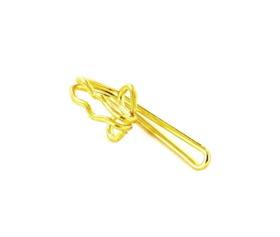 Securit Curtain Hooks Brass Plated x 20 S6432