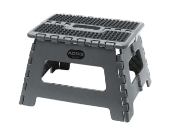 Addis Folding Stepstool Metallic 516931