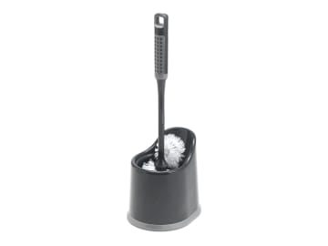 Addis Comfi Grip Toilet Brush & Holder Metallic 517707