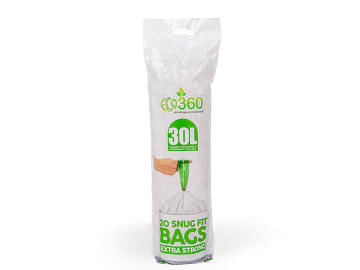 Ecobag Kitchen Drawstring Bin Liner 30L x 20 BDS03