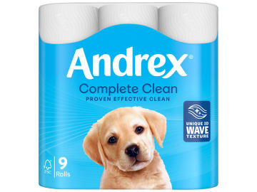 Andrex Toilet Tissue White x 9 C005404