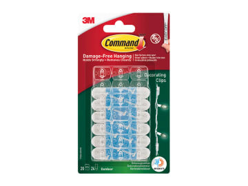 3M Command Outdoor Decorating Clips 17026H