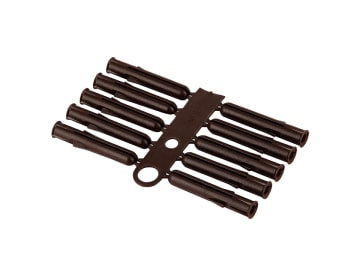 Basics Wall Plugs Brown 10/12 Pack 100 010766