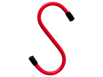 Basics S Hook Plastic Coated 100mm Pack 2 23735