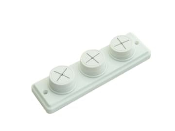 Basics Prepacked Cloth Holder 3 Hole 025821