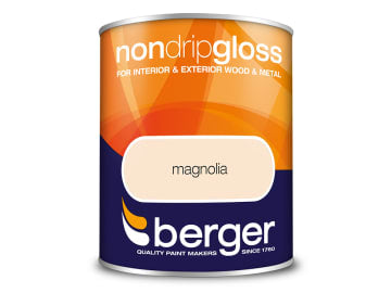 Berger Non Drip Gloss Magnolia 750ml