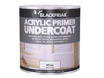 Blackfriar Acrylic Primer/Undercoat White 500ml