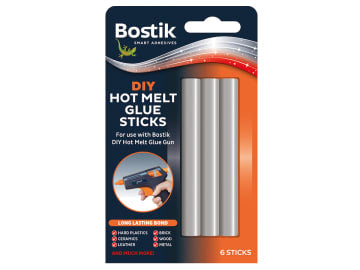Bostik DIY Hot Melt Glue Sticks 100mm x 6