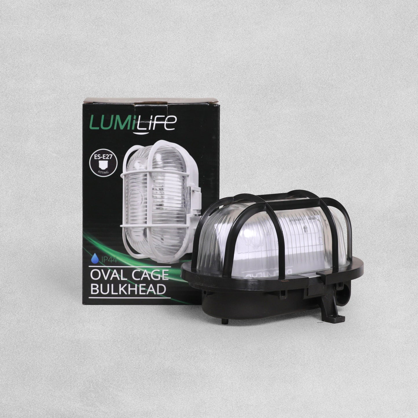 Power Master Lighting Oval Bulkhead Black