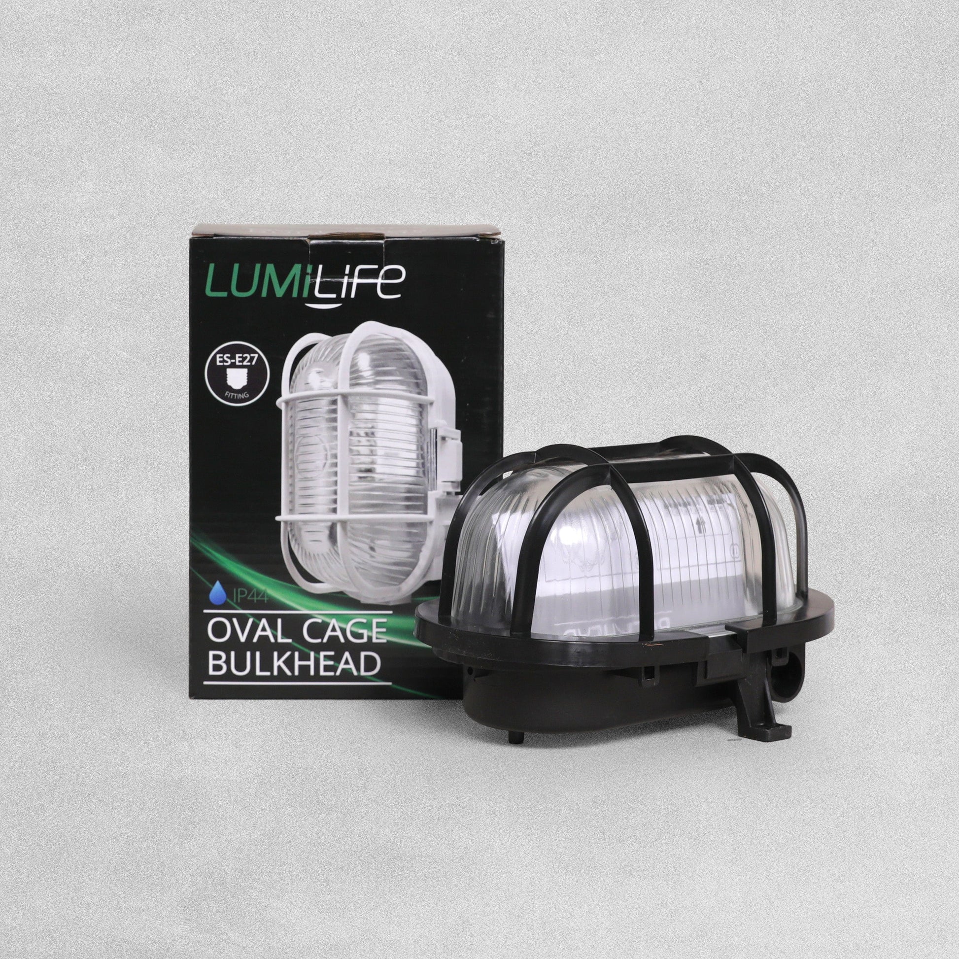 Power Master Lighting Oval Bulkhead Black
