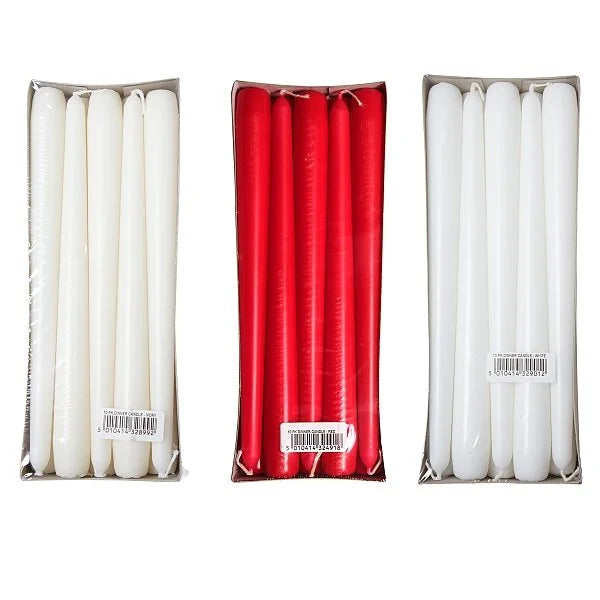 Price's Dinner Candles Pack 10 Red