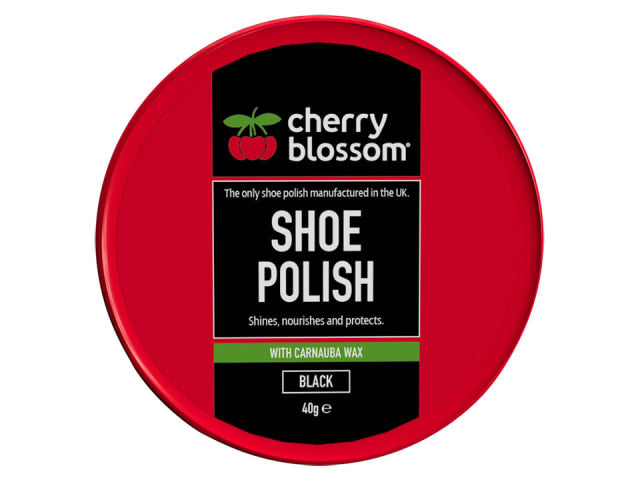 Cherry Blossom Shoe Polish Black 40g CB211013