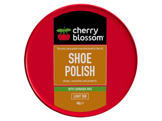 Cherry Blossom Shoe Polish Light Tan 40g CB211015