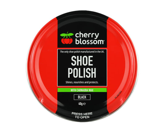 Cherry Blossom Shoe Polish Black 80g CB211126