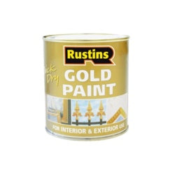 Rustins Quick Dry Gold Paint 250ml