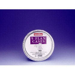 Caroline Deep Foil Flan Case 8in Pack 5 T1054