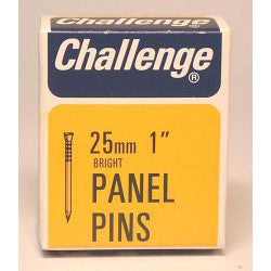 Challenge Panel Pins 25mm Boxed 10608
