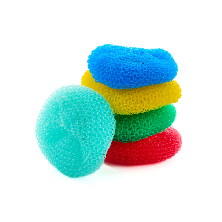 Leecroft Polypropylene Pot Scourer 5pk 1115