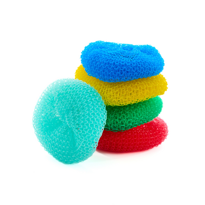 Leecroft Polypropylene Pot Scourer 5pk 1115