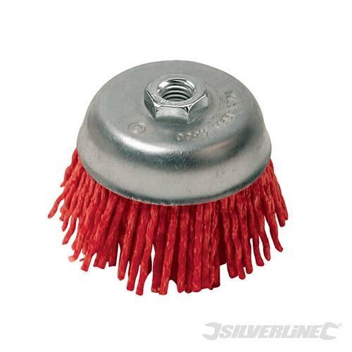 Silverline Filament Abrasive Cup Brush - 75mm Coarse