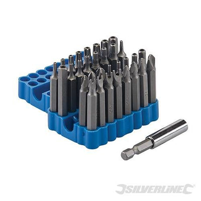 Silverline Security Bit Set 33 Piece 50mm 245016