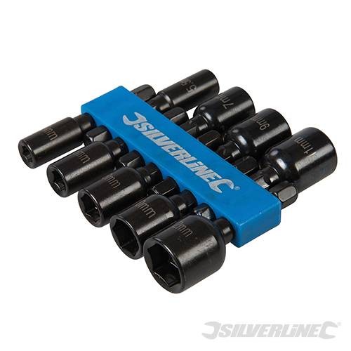 Silverline Magnetic Nut Driver Set 9pce