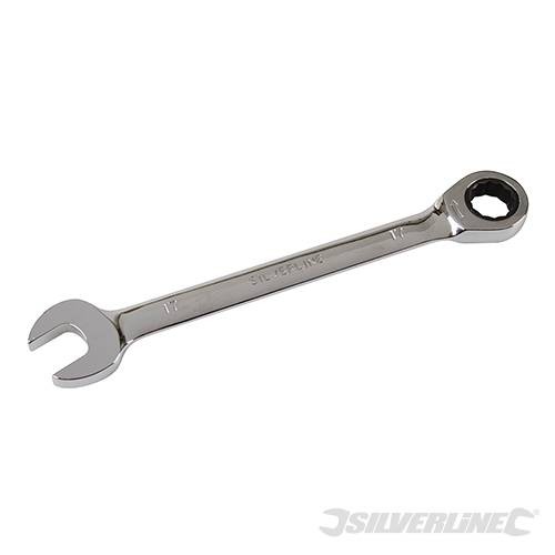 Silverline Fixed Head Ratchet Spanner 17mm | 783122