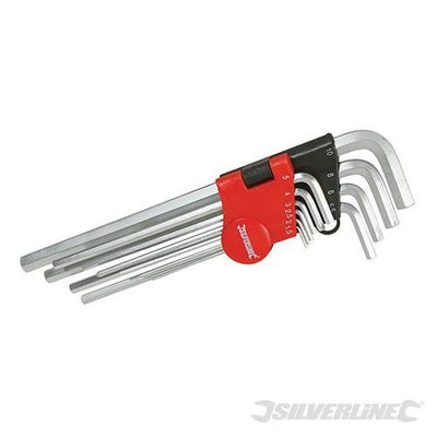 Silverline Expert Hex Key Metric Set 10pc 1.5-10mm
