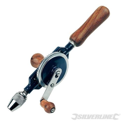 Silverline Double Pinion Hand Drill 290mm