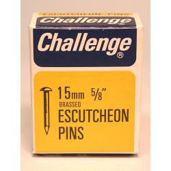 Challenge Escutcheon Pins 15mm Boxed 11410