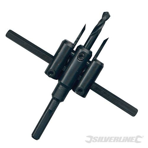 Silverline Adjustable Hole Cutter 30 - 120mm