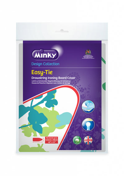 Minky Easy Tie Polycotton Ironing Board Cover 122x38cm PP22402500